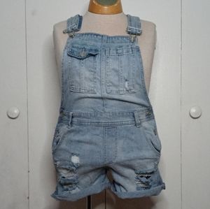 No Boundaries Overall Shorts